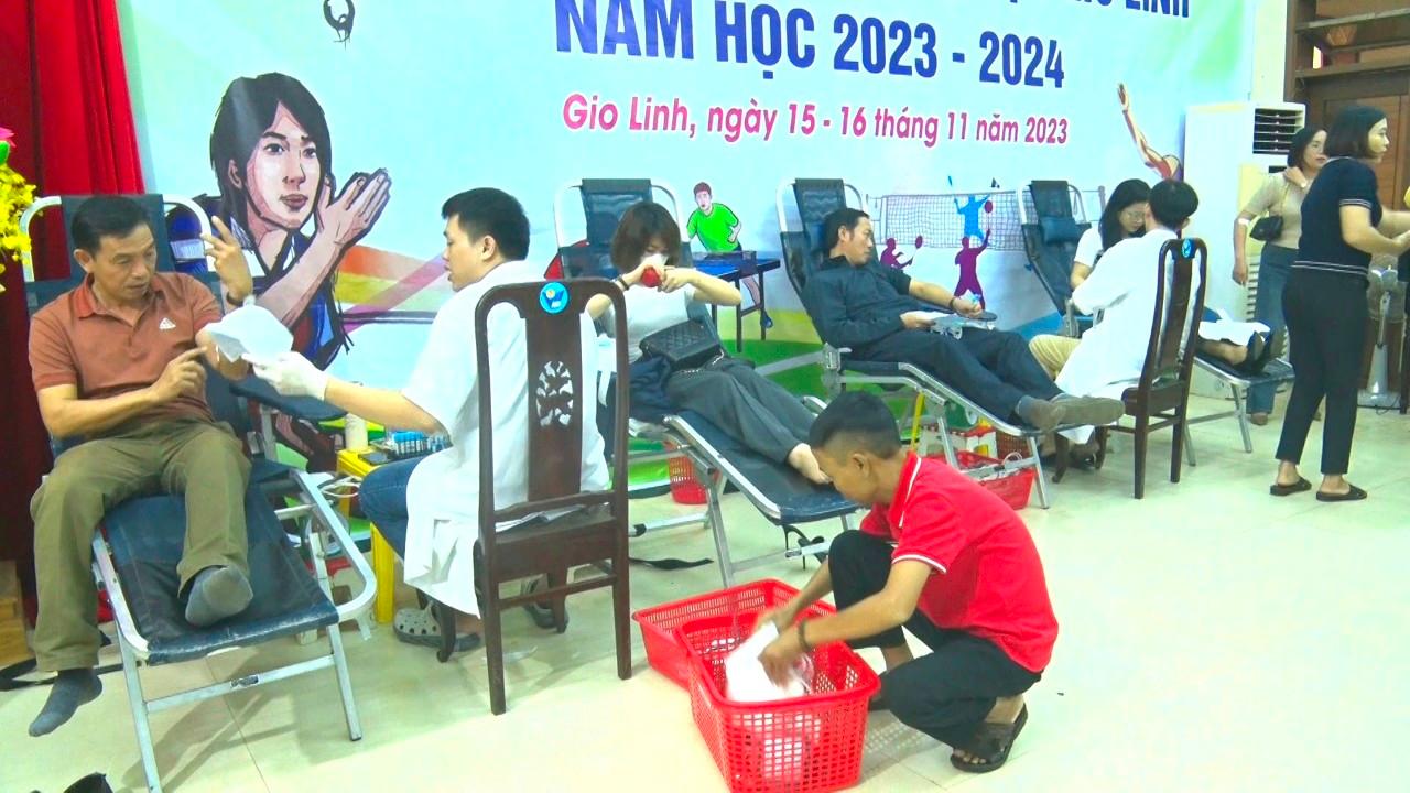 Huyện Gio Linh tổ chức Ngày hội hiến máu tình nguyện đợt 3 năm 2023
