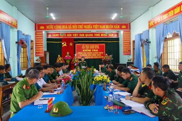 Cục Dân quân tự vệ, Bộ tổng tham mưu kiểm tra công tác Dân quân tự vệ tại huyện Gio Linh.