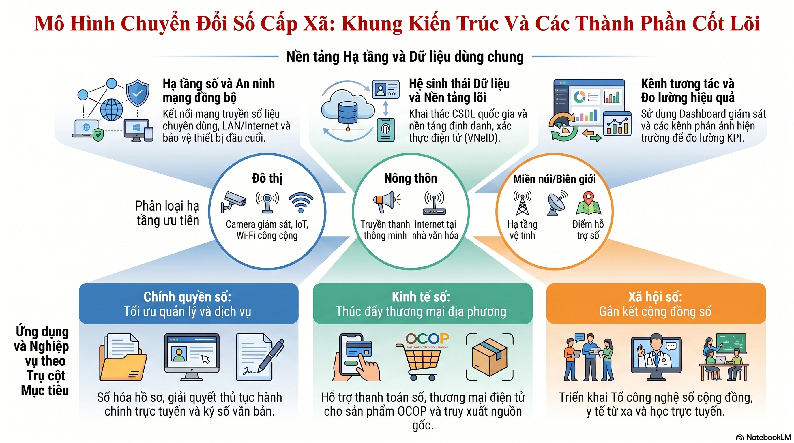 Đẩy mạnh chuyển đổi số cấp xã: hướng tới chính quyền phục vụ, kinh tế phát triển và xã hội phồn...