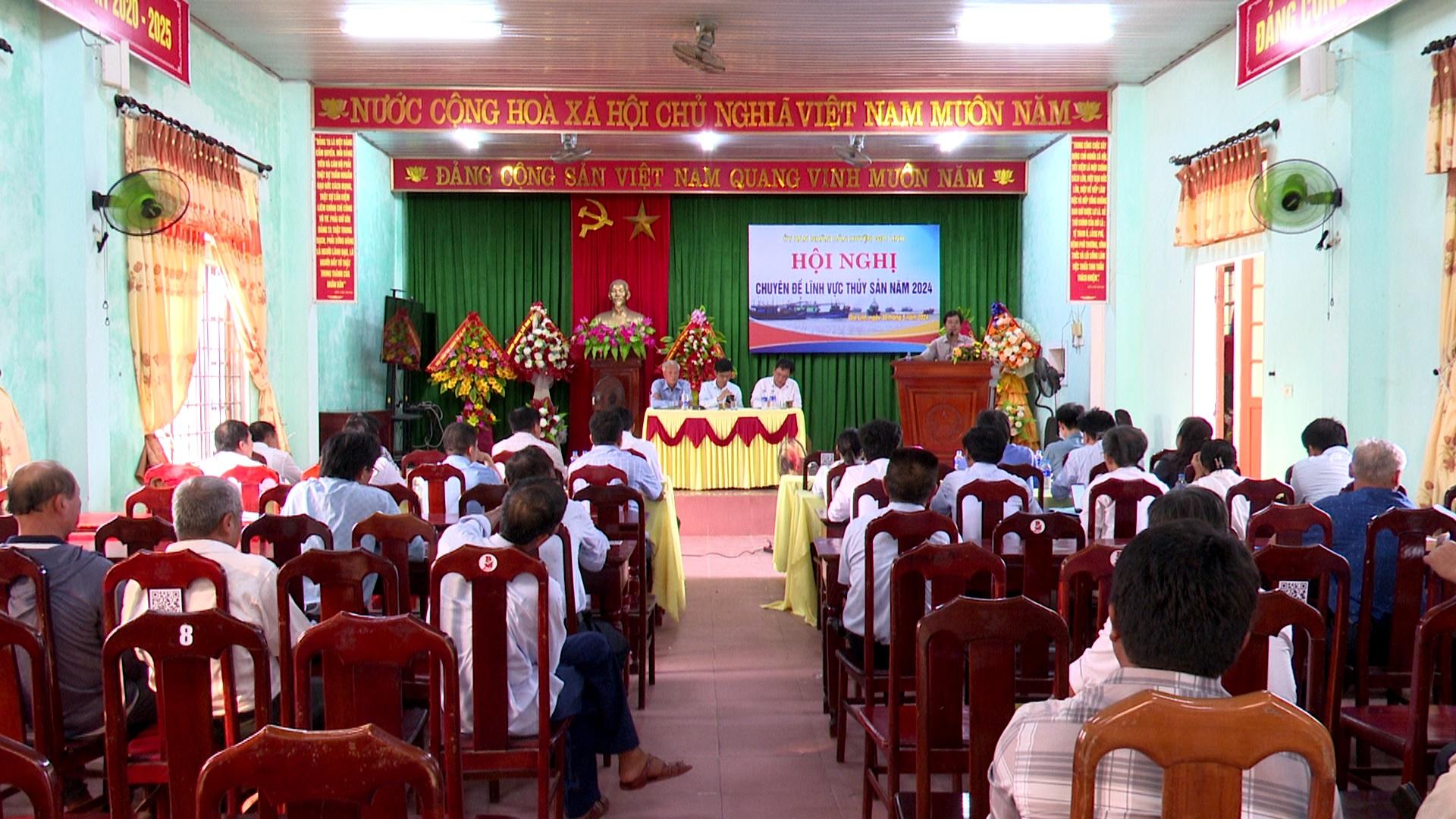 UBND huyện Gio Linh tổ chức Hội nghị chuyên đề về lĩnh vực thủy sản năm 2024