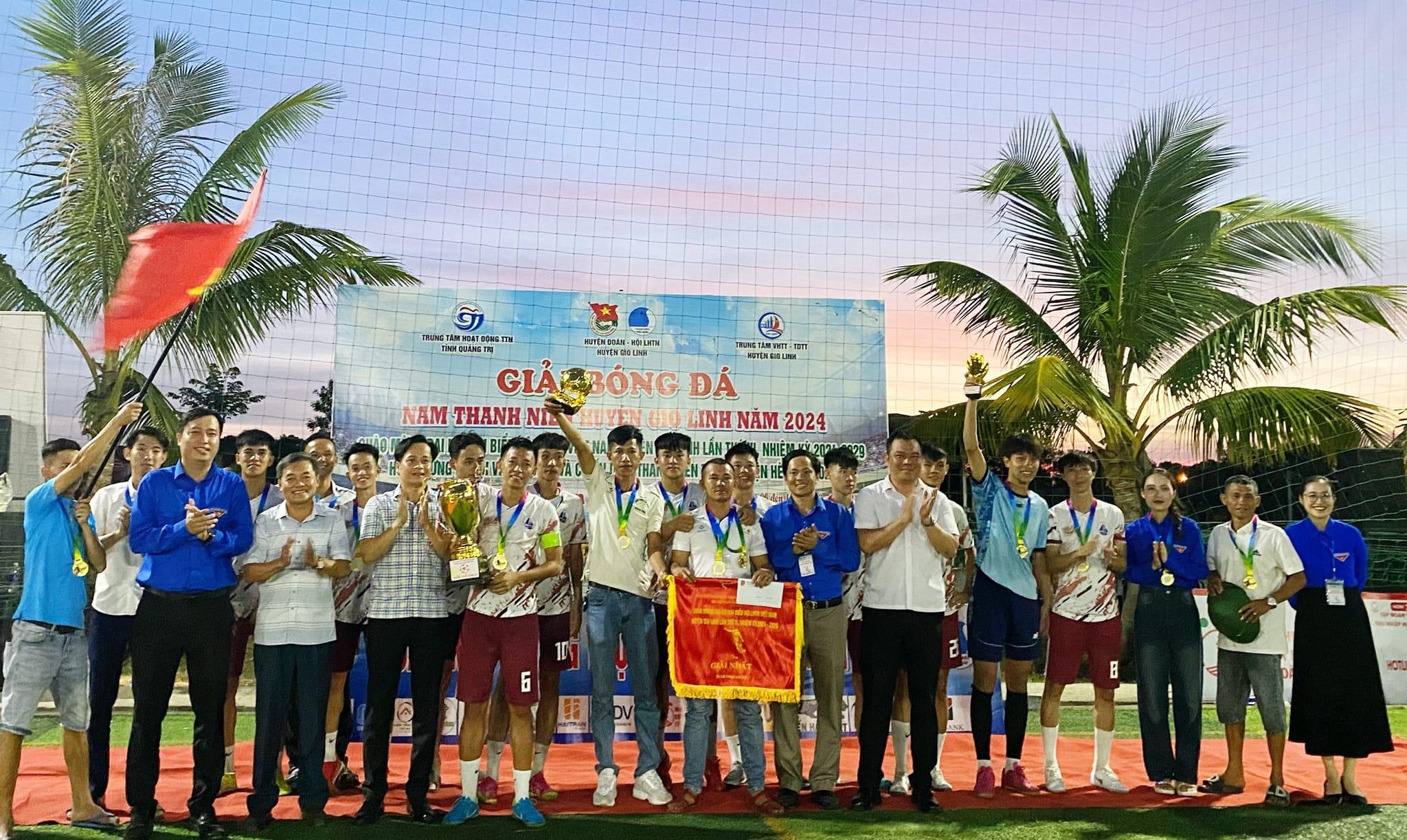Bế mạc Giải bóng đá nam thanh niên huyện Gio Linh năm 2024