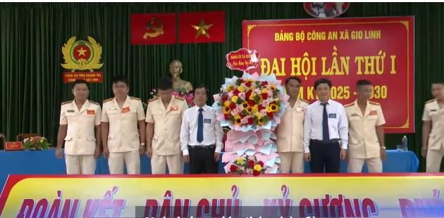 Đại hội Đảng bộ Công an xã Gio Linh lần thứ I - Nhiệm vụ 2025 -2030