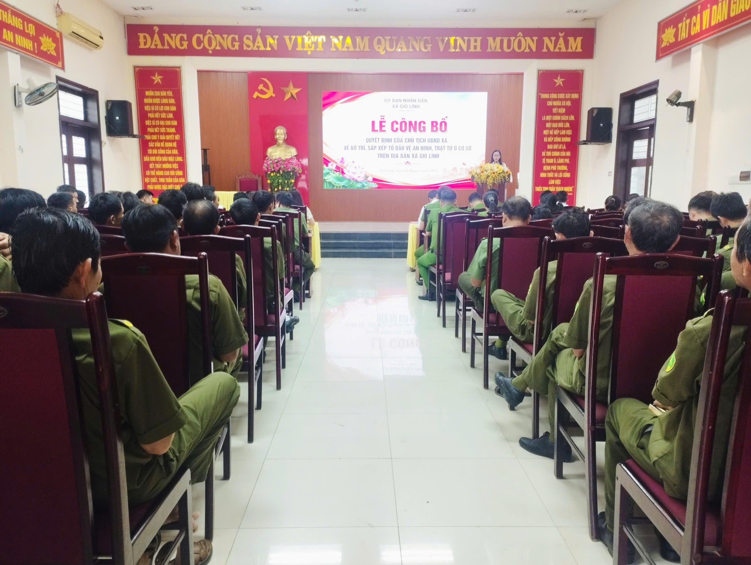 UBND xã Gio Linh tổ chức Hội nghị tổng kết Tháng hành động phòng, chống ma tuý, cao điểm tấn công,...